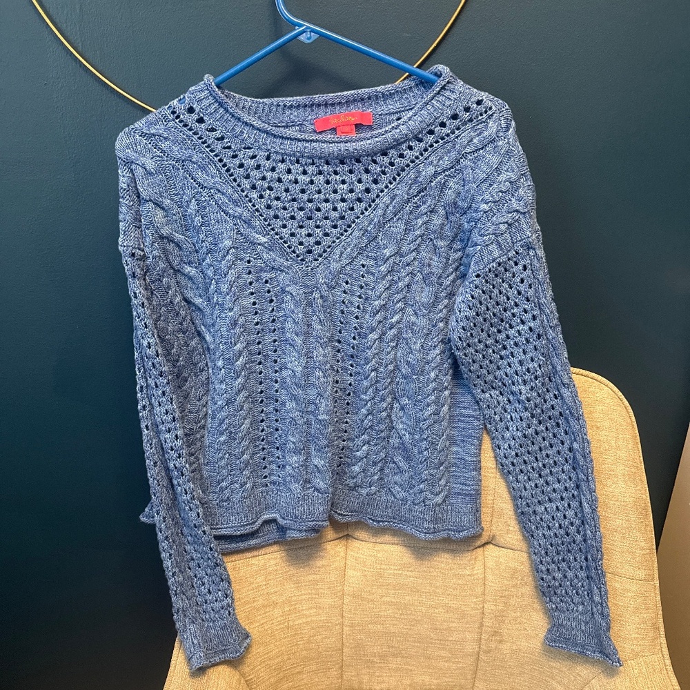 Cable knit breezy sweater